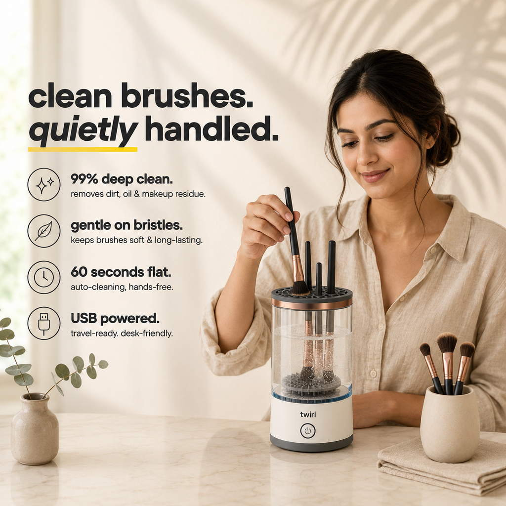 Twirl™ | Electric Makeup Brush Cleaner