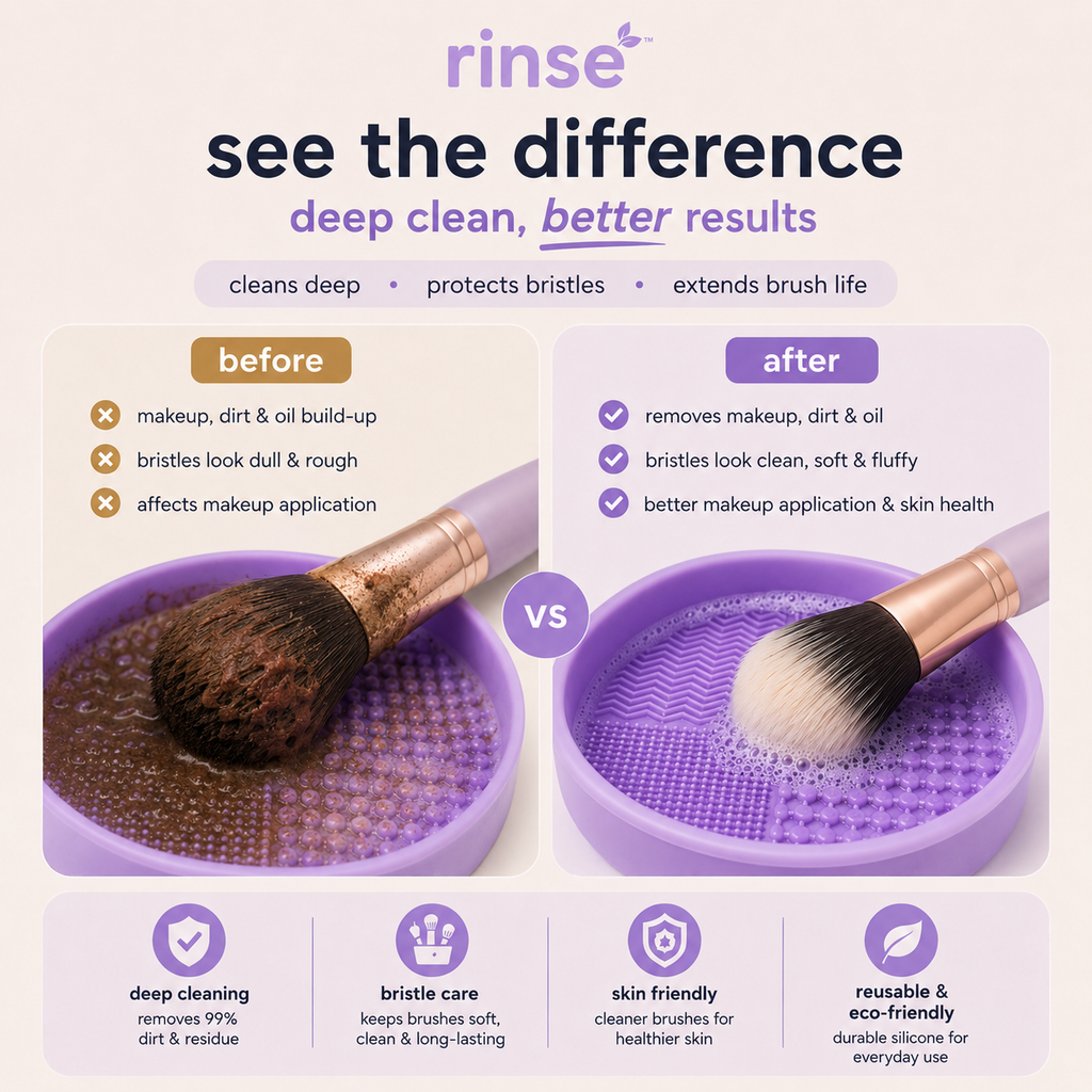 Rinse™ | 3-in-1 Brush Cleaning Station