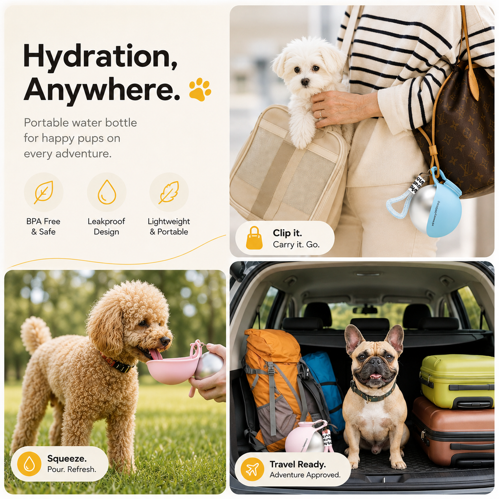 Pawse™ | Dog Water Bottle