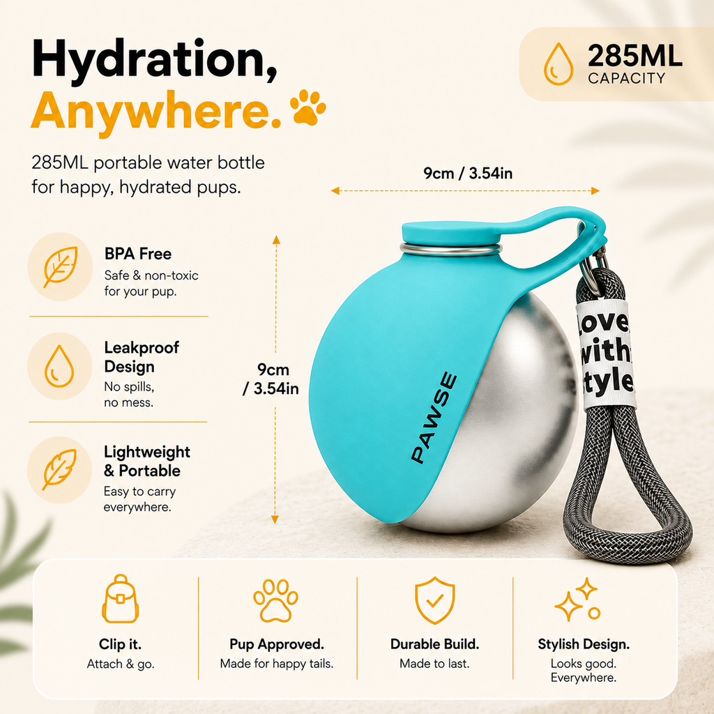 Pawse™ | Dog Water Bottle