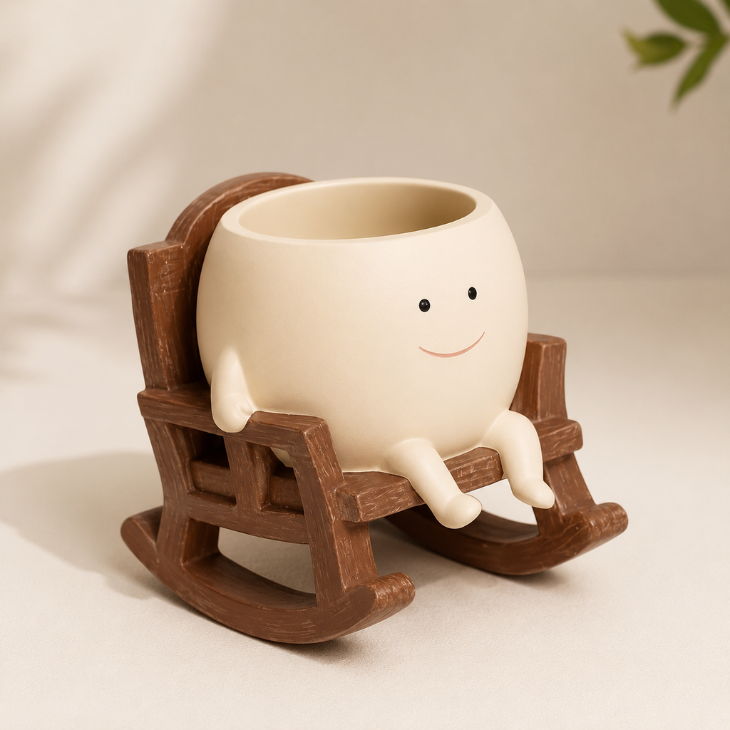 Kuchu™ | Smiling Desk Planter