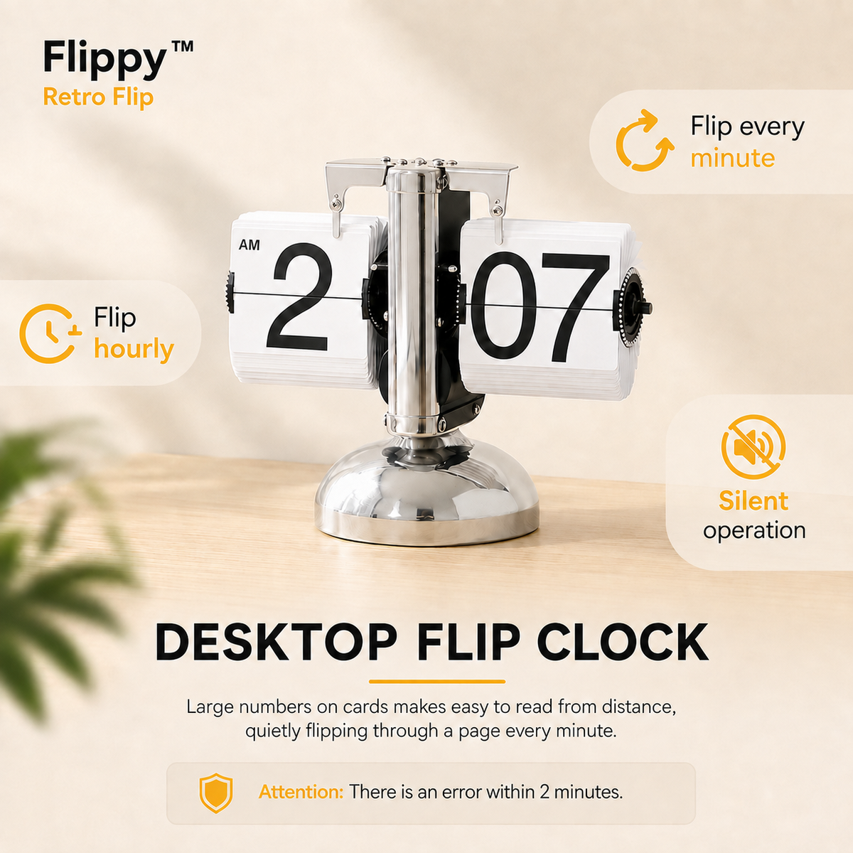 Flippy™ | Retro Flip Clock
