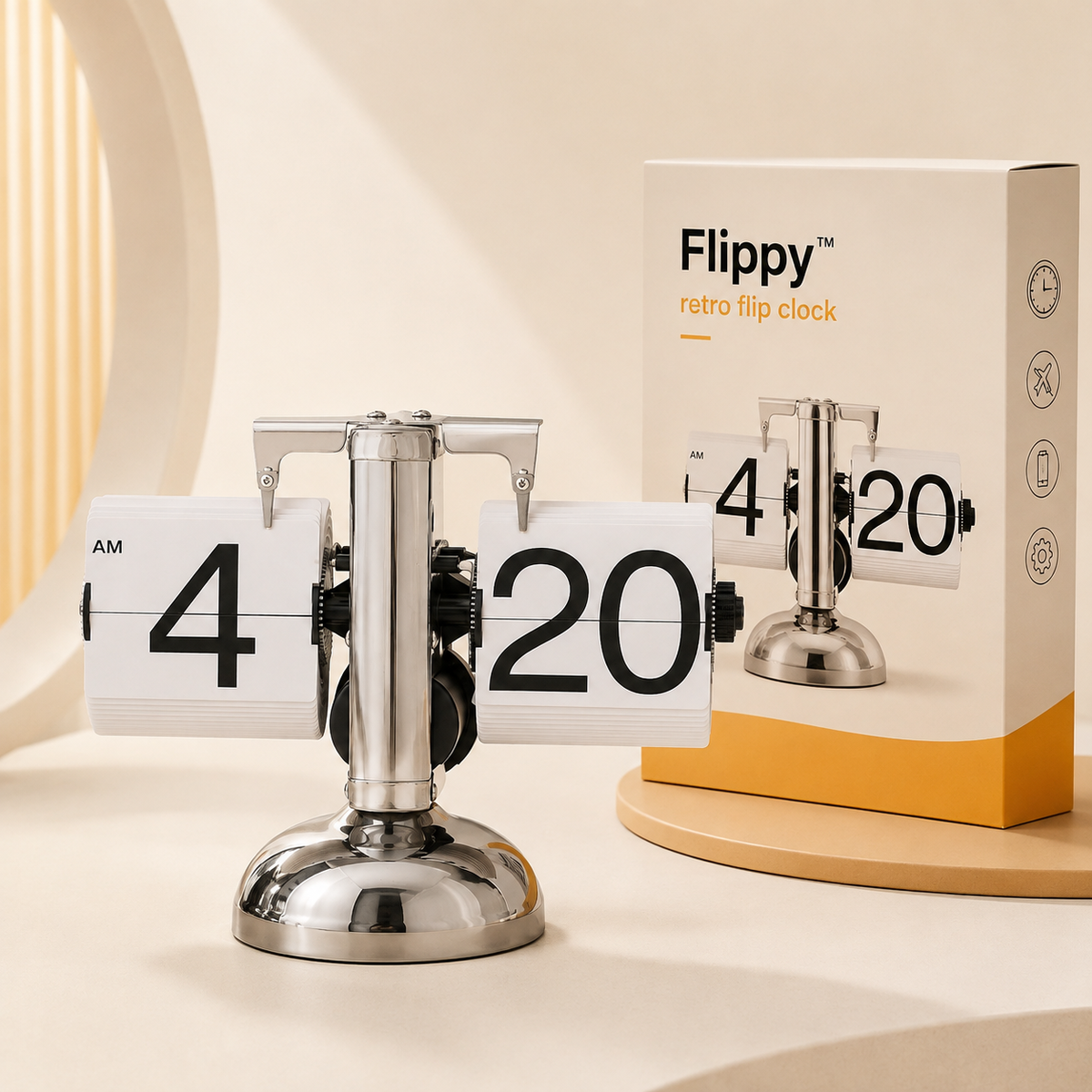 Flippy™ | Retro Flip Clock