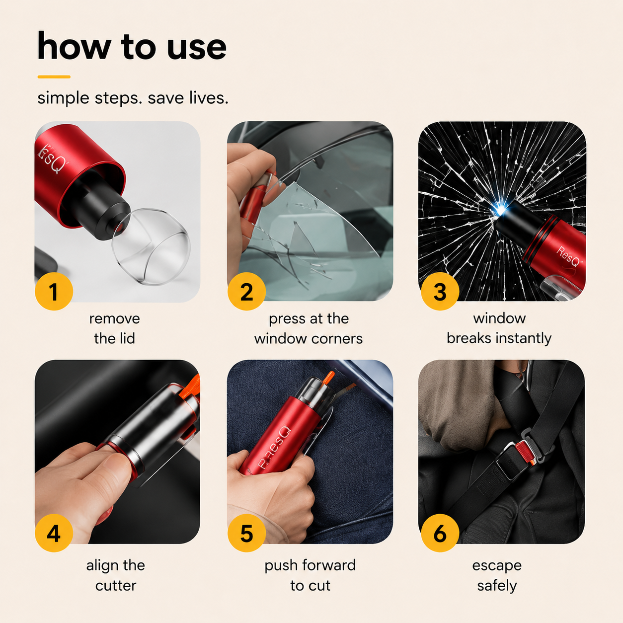 ResQ™ | Car Escape Tool