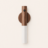 Happy Otter Beacon rechargeable motion-sensor wall light in walnut finish