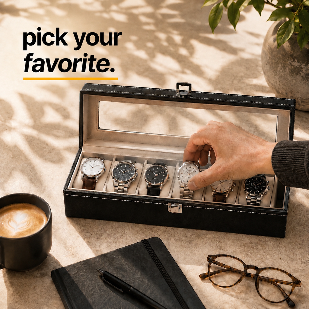 Vault™ | 6-Slot Watch Case