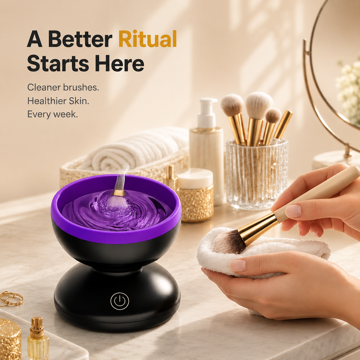Brusha™ | Makeup Brush Cleaner