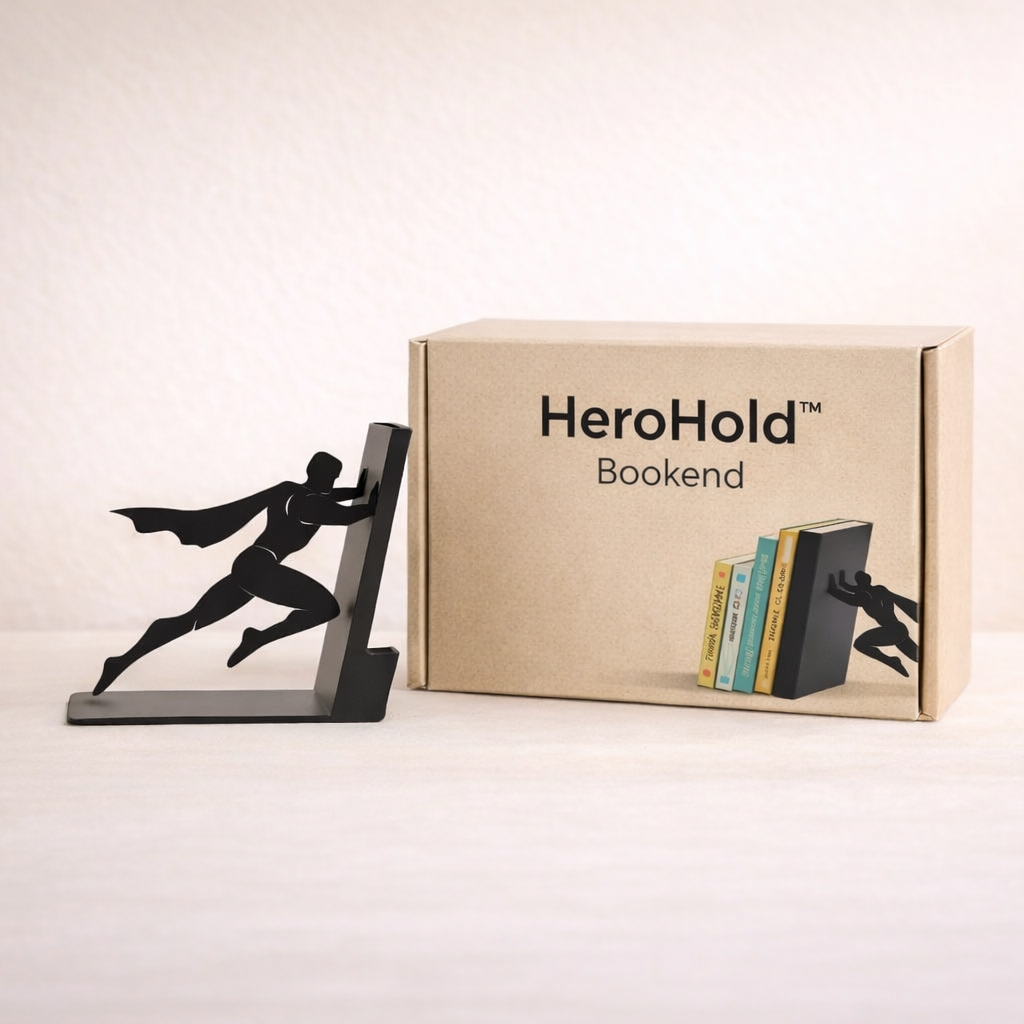 HeroHold™ Illusion Bookend