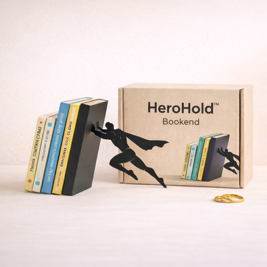 HeroHold™ Illusion Bookend