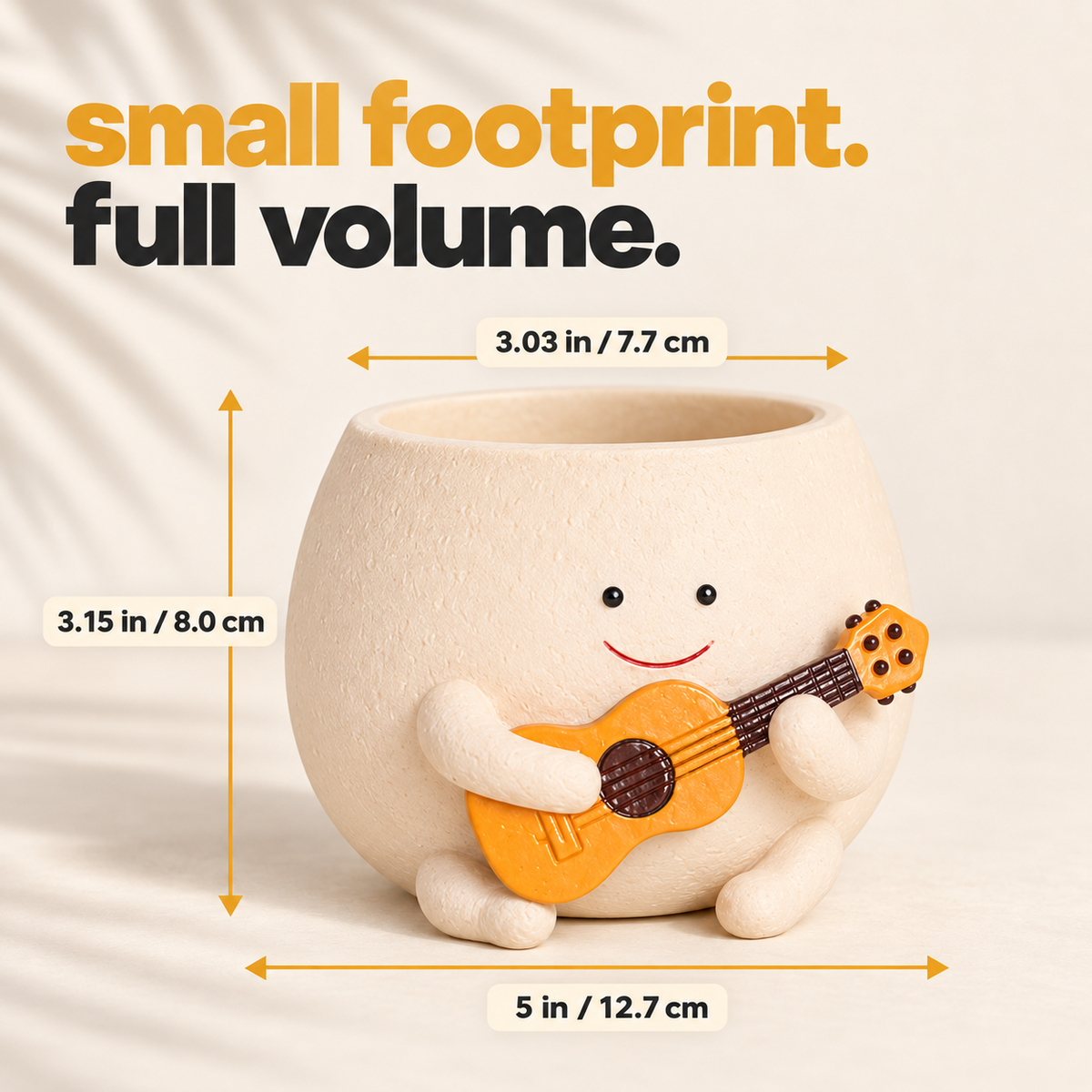 Strum™ | Guitar Desk Planter