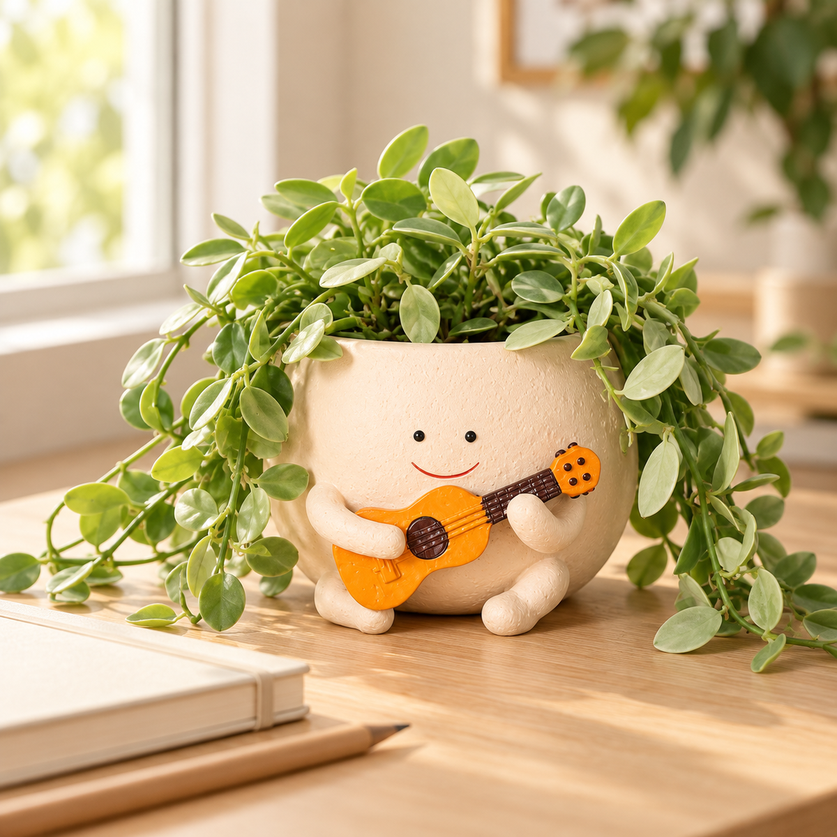 Strum™ | Guitar Desk Planter