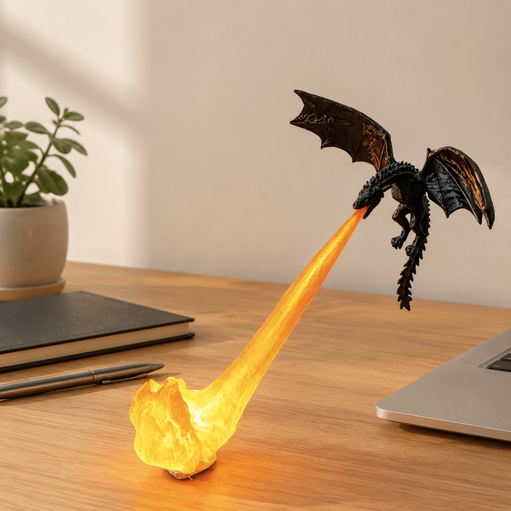 Draco | Dragon Flame Lamp