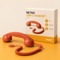 Hullo™ | Retro USB-C Handset