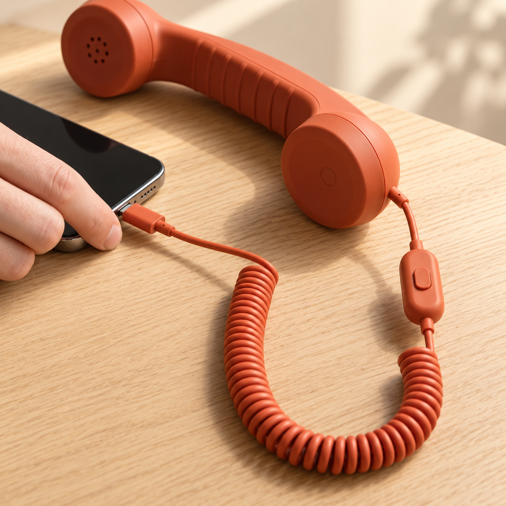 Hullo™ | Retro USB-C Handset