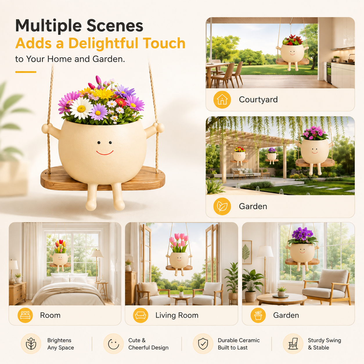 Puchu™ | Swinging Planter