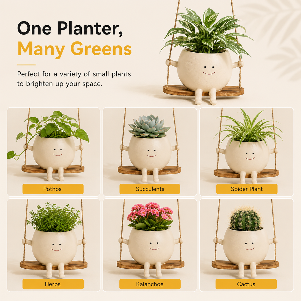 Puchu™ | Swinging Planter