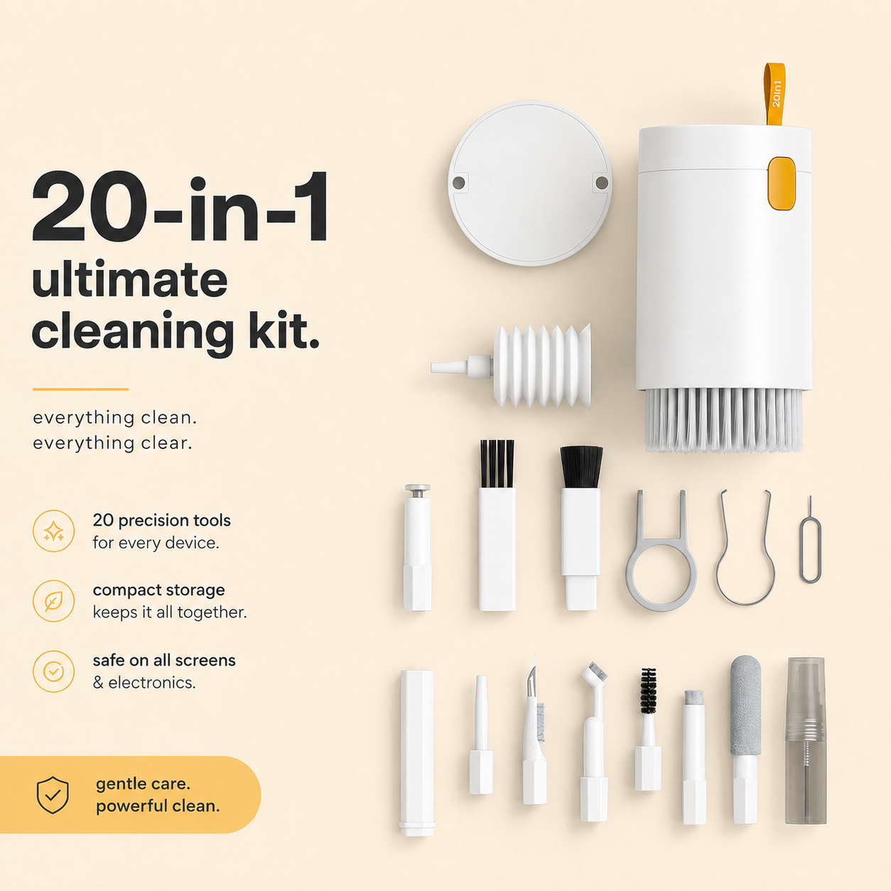 Dusty™ | 20-in-1 Cleaning Kit