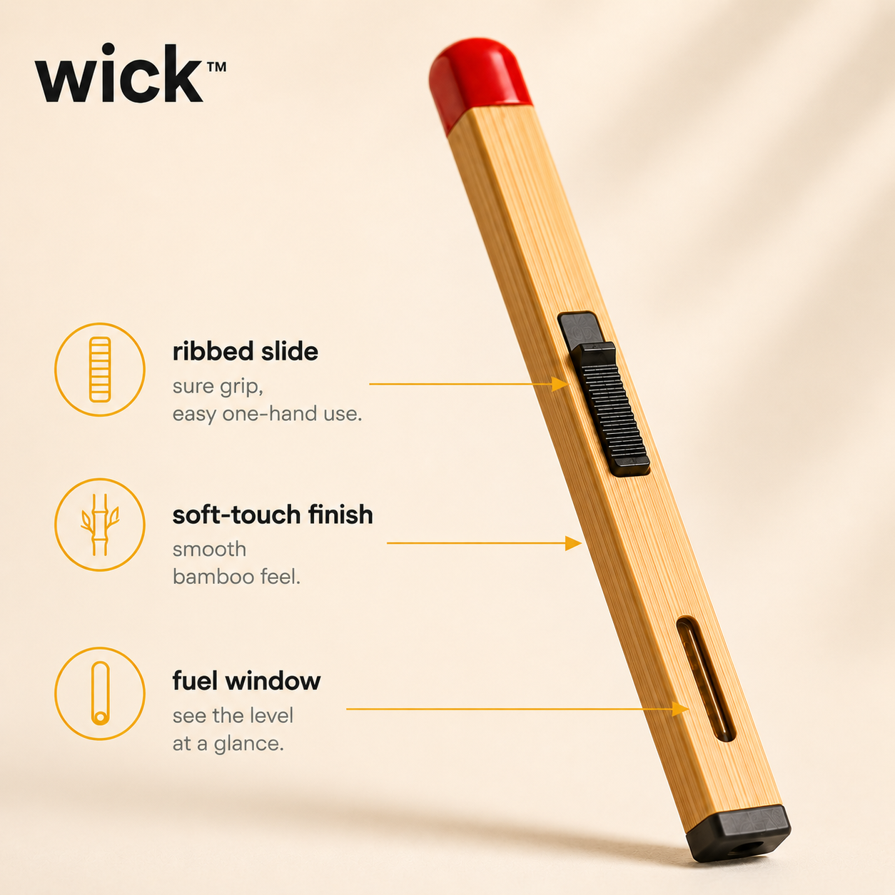 Wick™ | Refillable Lighter