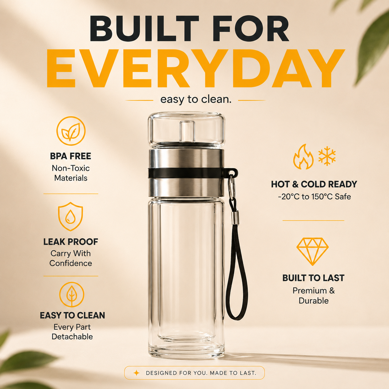 Brewd™ | Tea Infuser Bottle