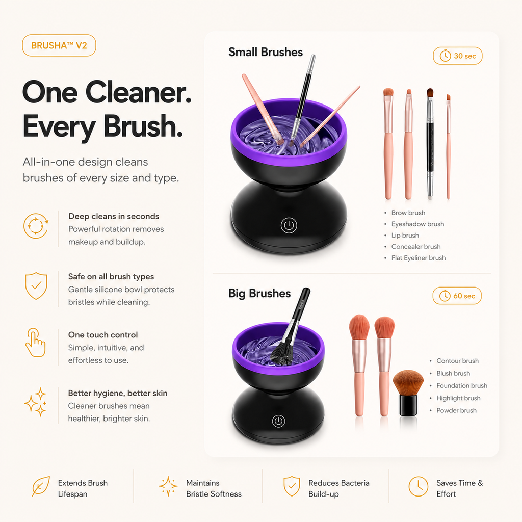 Brusha™ | Makeup Brush Cleaner