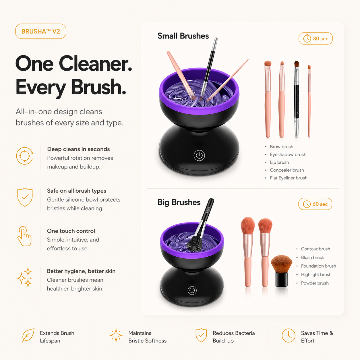Brusha™ | Makeup Brush Cleaner