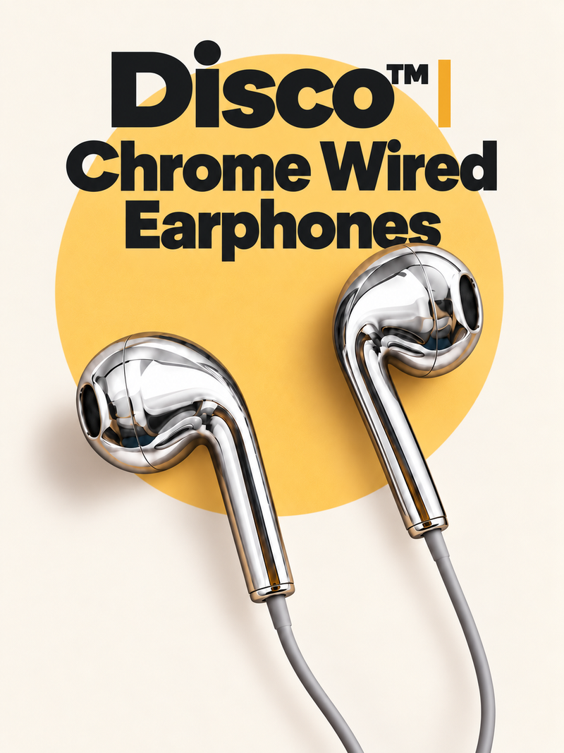 chrome that catches the light.