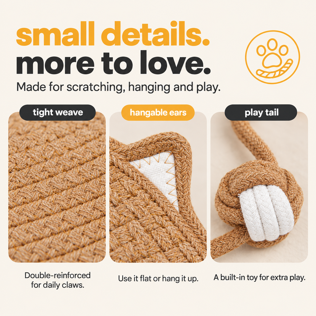 Clawsy™ | Cat Scratcher Mat