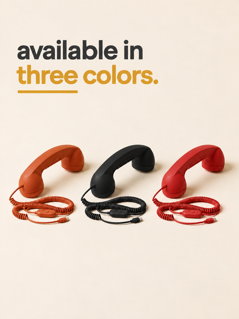 Hullo™ | Retro USB-C Handset