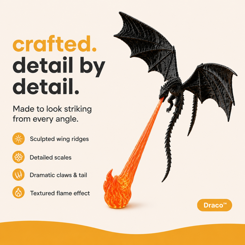 Draco | Dragon Flame Lamp