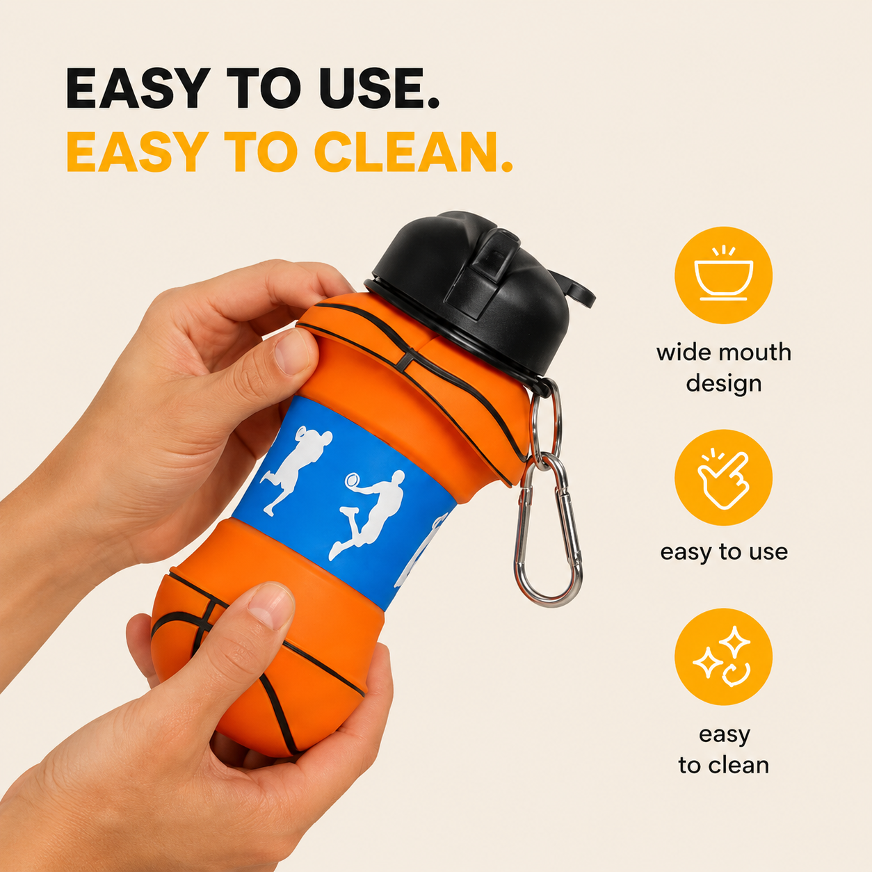 How to use the Dunc collapsible bottle